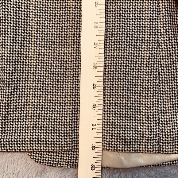 Roundtree & Yorke Dillards Houndstooth Blazer Sports Coat 44L Wool & Silk Blend - Picture 10 of 10